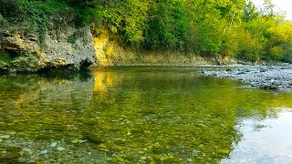 Relaxing Nature Sounds - River noise and Water lapping for Deep Sleep 8 hours