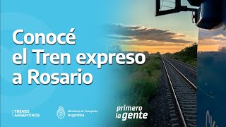 VIAJAMOS EN EL TREN EXPRESO A ROSARIO