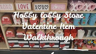 Hobby Lobby Walkthrough valentines items