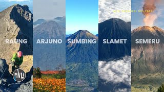 5 Gunung Tertinggi di Pulau Jawa