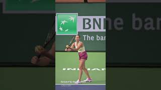 Aryna Sabalenka Serve in Slow Motion, front view