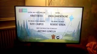 We Bare Bears ending credits on CBBC (but it's PAL pitched)