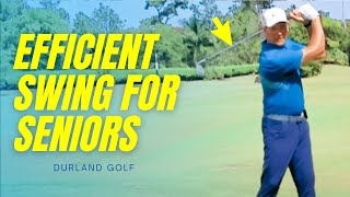 GOLF TIP | The Most Efficient GOLF SWING FOR SENIORS