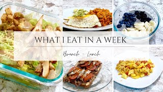 What I eat in a week! Working from home