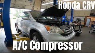 Honda CRV AC Compressor Removal