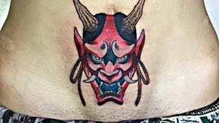 TOP 10 BEST JAPANESE DEMON 𝗛𝗔𝗡𝗡𝗬𝗔 (般若) 𝗠𝗔𝗦𝗞 TATTOO DESIGNS