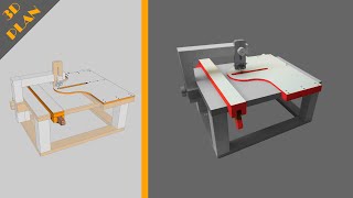 Circle Cutting jig & Fence for Jigsaw Table