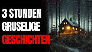 Wahre Gruselgeschichten zum Einschlafen mit Regengeräuschen | Wahre Horrorgeschichten | 16 Stunden!