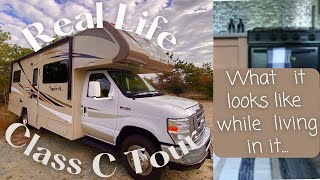 MESSY? Class C MOTORHOME TOUR | MINNIE WINNIE | WINNEBAGO 25B | RV TOUR