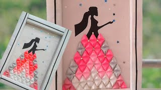 How To Make Paper Wall Decor | Paper Origami pyramid Wall Decor | 3d Wall Decor | 02 | Doody Craft