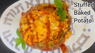 Easy Jacket potatoes recipe | loaded baked potatoes recipe | cheese baked potatoes recipe