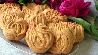 Печенье "Хризантема". Просто и без заморочек. | Cookies "Chrysanthemum". Simple and no hassles.