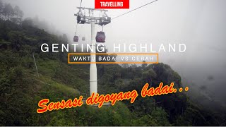 Sensasi Naik Cable Car di Genting Highland Saat Badai