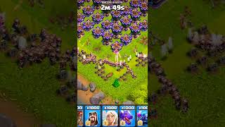 1000 Max Archers Vs 200 Max Archer Towers #clashofclans #coc #clashroyale #clash