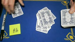 Card trick walk through/impossible  found and also predicted card