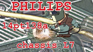 Ремонт телевизора Philips 14pt138a chassis L7