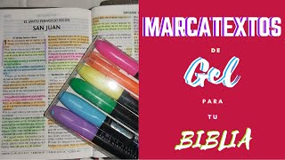 Marcatextos de Gel para tu Biblia | Haul: Marcatextos y Biblia | Faby Vega | Video 25