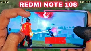 REDMI NOTE 10S 📲 FREE FIRE GAMEPLAY TEST || REDMI NOTE 10S FREE FIRE HANDCAM, SETTING, HIGHLIGHT ||