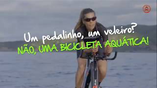 Designer transforma veleiro em bicicleta aquática