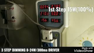 3 Step Dimming Driver by Switch ON & OFF