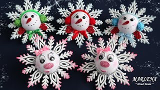 3D СНЕЖИНКИ/СНЕГОВИКИ ⛄ Christmas Decorations ❄