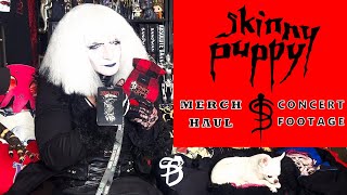 SKINNY PUPPY MERCH W/CONCERT FOOTAGE! +RE-UPLOAD+