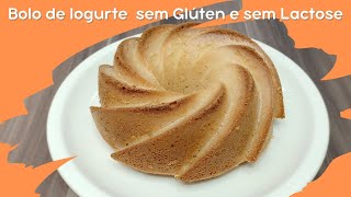 Bolo de Iogurte sem Glúten e sem Lactose 😍😀/ Sandra Palma