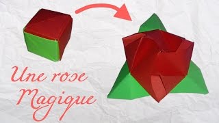 Origami ! Une rose magique.