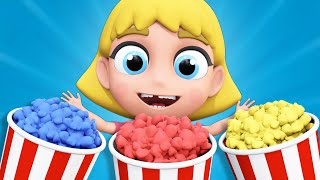 This Is Popcorn Song 🍿 | Nursery Rhymes & Kids Songs | DoReMi 3D Kids Songs