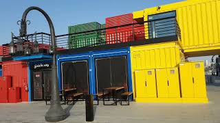 Tour at the Box Park in Doha Old Seaport l AngieS Life VlogS #7