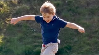 Prince George on the Loose! How the Future King 'Leapt Right Into It' on Polo Playdate  Play Video