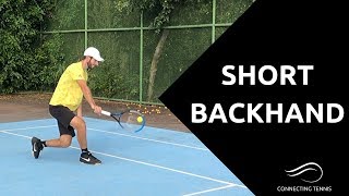 One Handed Backhand Short Angle - Open The Court | Connecting Tennis