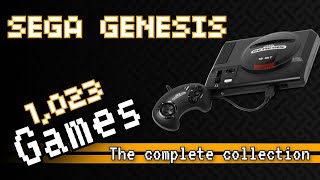 The Sega Genesis collection [1,023 games] video evolution and review