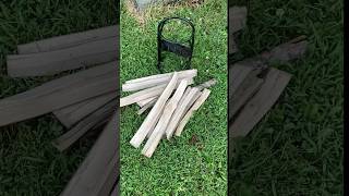 How to Chop Wood The Easy Way | Best Invention Ever #shorts #camping #diy