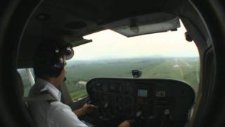 Im flying a C172R over San Pedro Sula MHLM, Horizontes Flight School