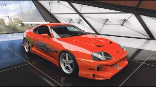 Forza Horizon 5 Fast and Furious - Brian's Toyota Supra customization