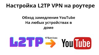 Настройка L2TP VPN на роутере для обхода замедления YouTube