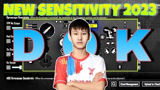 DOK pubg New Sensitivity 2023 | 4mv DOK Letest Control and Sensitivity | 5 Finger + Full Gyro