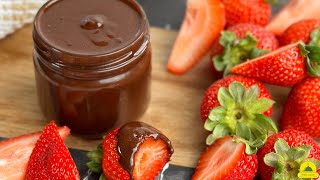 You will fall in Love with this healthy,Nutella 😋homemade and creamy -only 4 ingredients😋😋