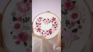 Easy Embroidery Flower sthich for beginners