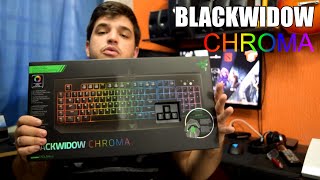 Razer Blackwidow CHROMA [UNBOXING] (PT/BR)