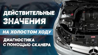 Диагностика автомобиля с помощью сканера | Действительные значения на холостом ходу