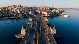 Corona State of Istanbul with Drone