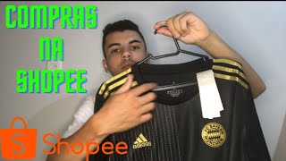 Unboxing Camisas de time shopee, Boné Lacoste shopee