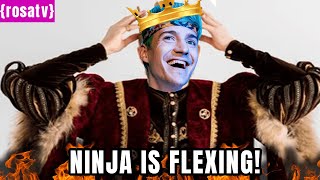 Ninja STUDIO TOUR! HE IS FLEXING! | Ninja is RICH.