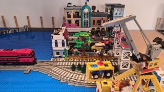 Lego City Update 03 - Train Station rebuild and building 6541 Intercoastal Seaport