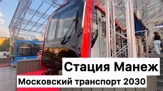 Станция Манеж. Московский транспорт 2030