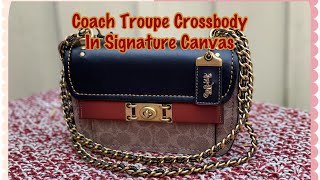 Coach Troupe Crossbody in Signature Canvas Review