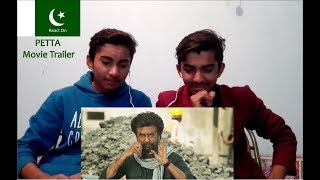 PAKISTANI BOYS | React On | PETTA ( Tamil ) | Movie Trailer | Adnan & Arshad | by AS Presents