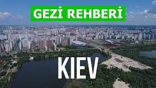 Kiev, Ukrayna | Gezilecek yerler, gezisi, manzaralar, doğa | Dron 4k videosu | Kiev şehri ne görmek